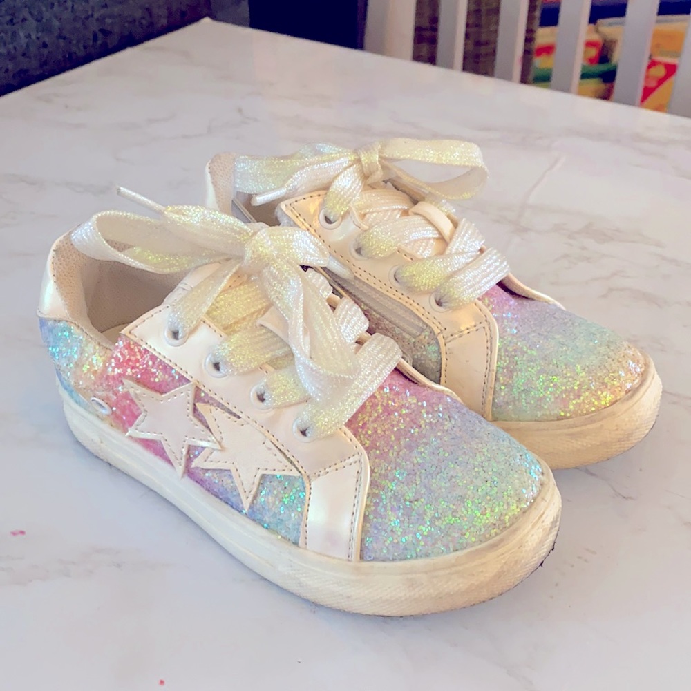 Glitter Zipper Sneaker